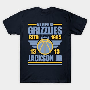 Memphis Grizzlies Jackson Jr 13 Basketball Retro T-Shirt